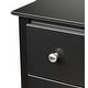 preview thumbnail 3 of 8, Sonoma Transitional Black Laminate 5-drawer Chest