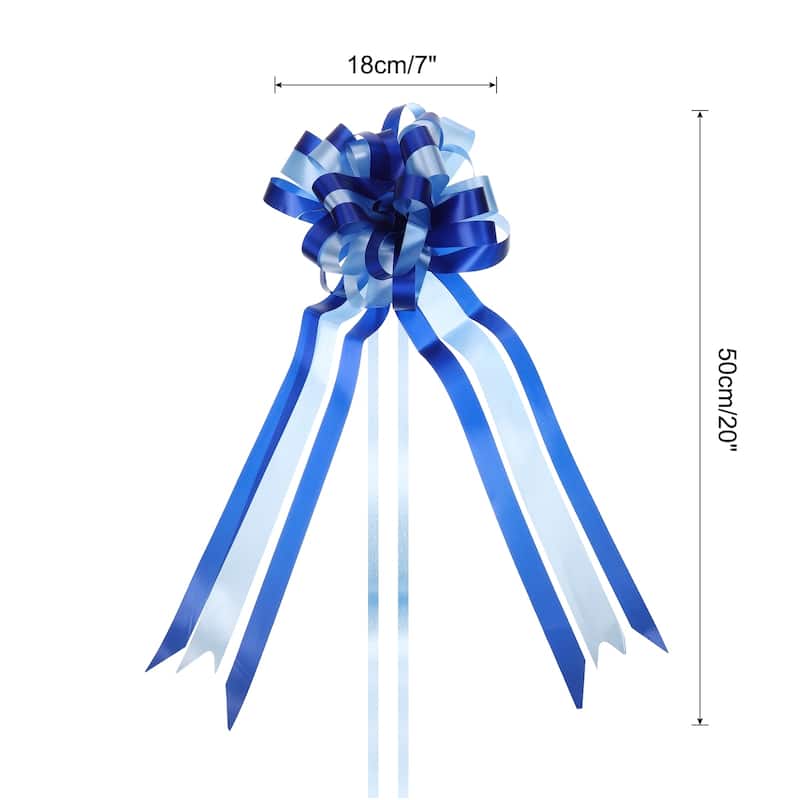 10pcs 7" Large Big Pull Bow Car Gift Wrapping Bows Ribbon