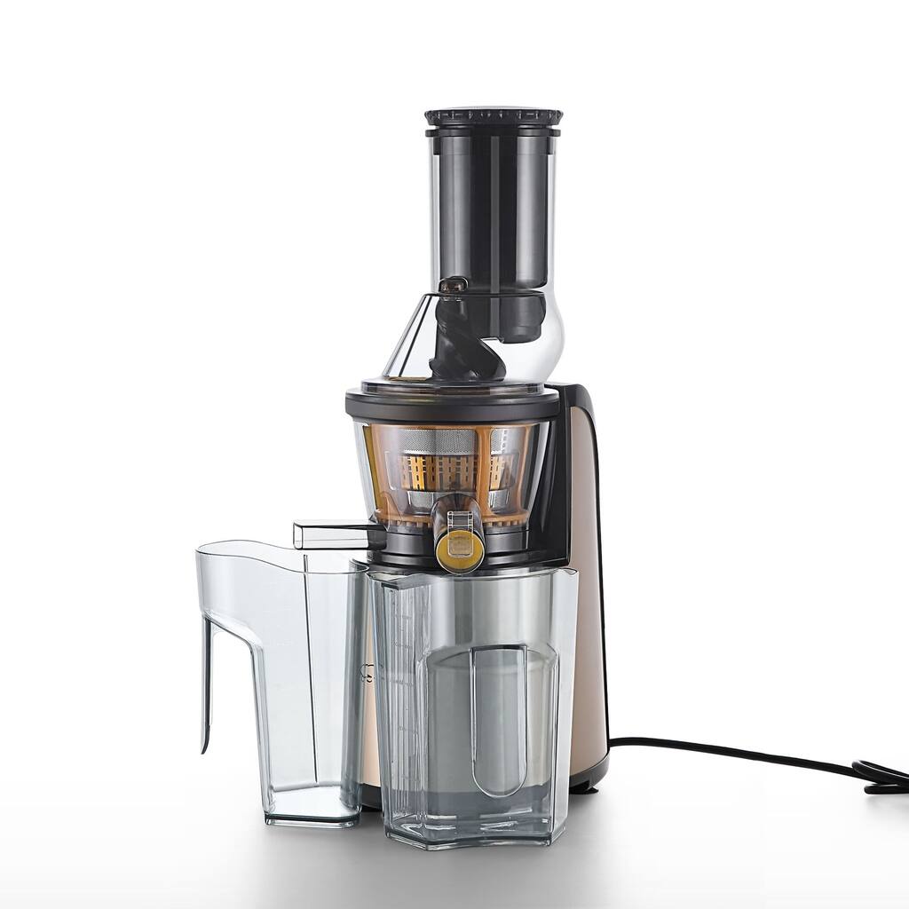 150-Watt 33 fl. oz. Electric Masticating Juicer Wide Mouth Fruit & Vegetable Juice Extractor