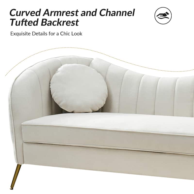 Cecilia 64.6" Wide Loveseat with Removable Cushions
