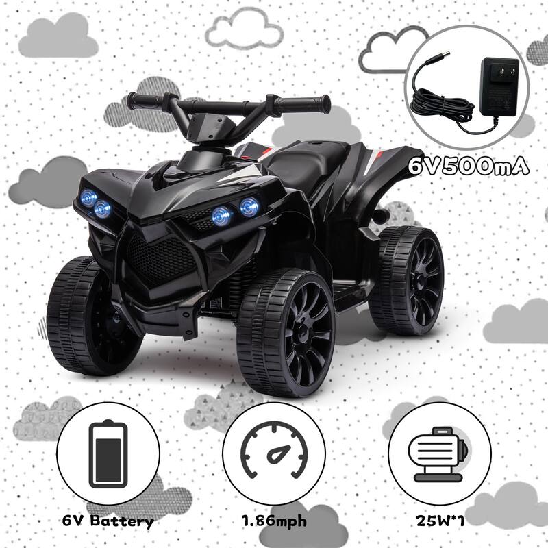 Kids ATV 4 Wheeler with LED Lights
