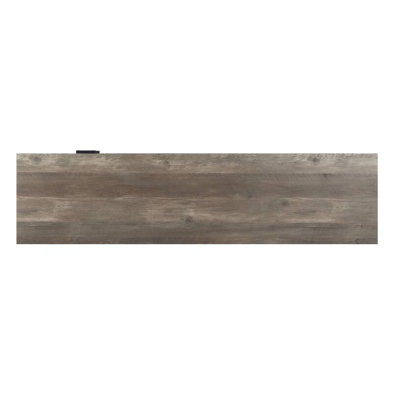 Oak Industrial Style 63" TV Stand with Storage Drawers and Shelf for TVs Up to 60"