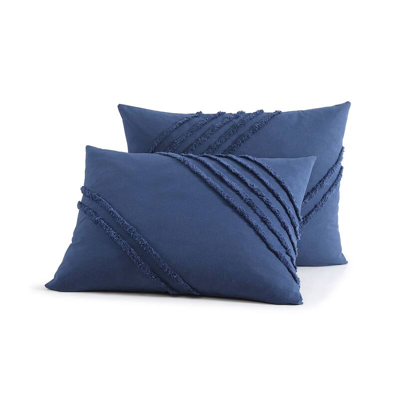 DKNY Chenille Block 3-pc Comforter Set