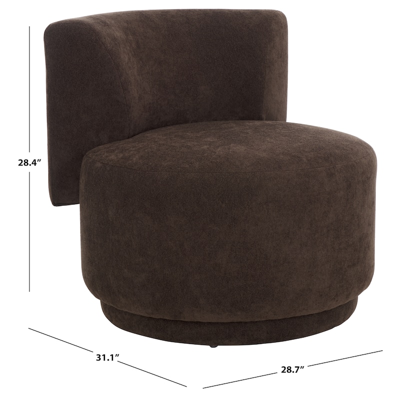 SAFAVIEH Rhyt Modern Accent Chair (Fully Assembled) - 29"W x 31"D x 28"H