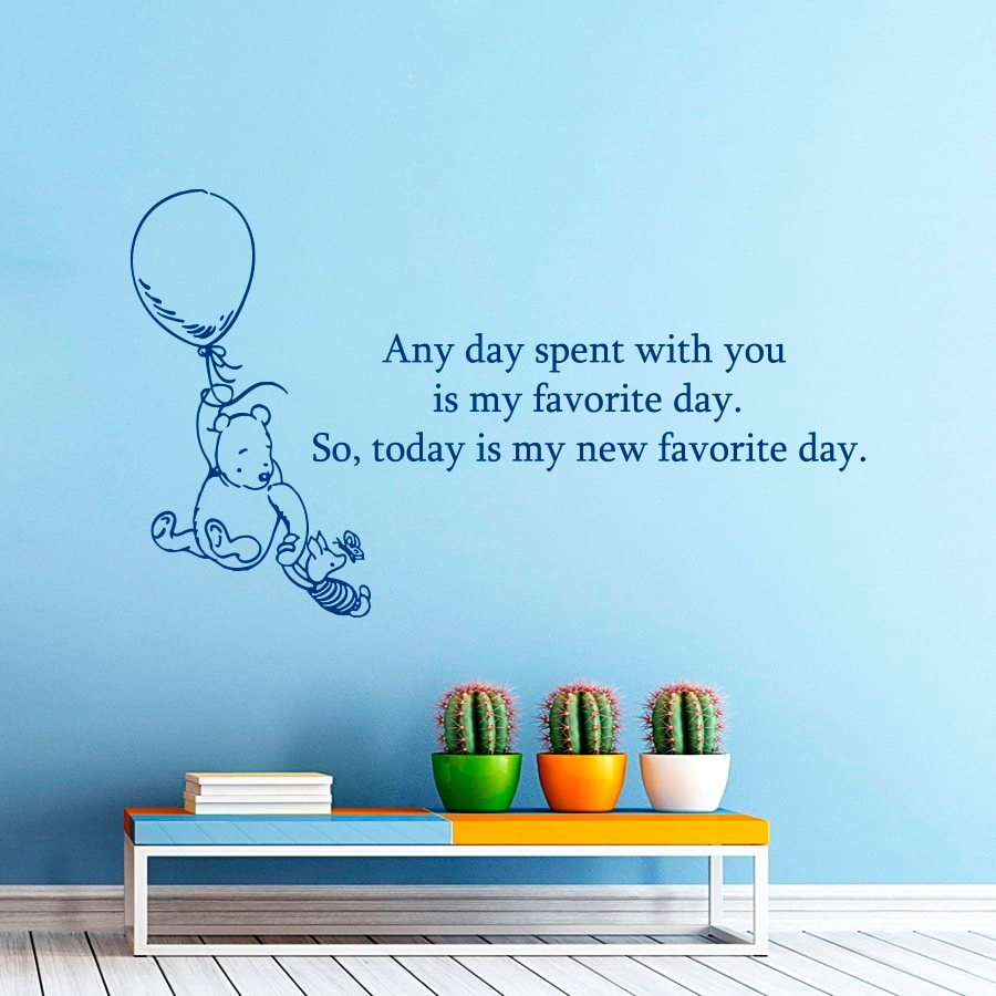 Quote Wall Decal Vinyl Sticker Decals Winnie the Pooh - Picture 6 of 19