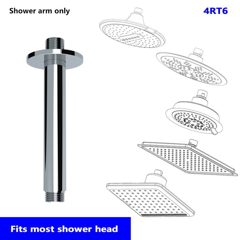 Topcraft Stainless Steel Ceiling Mounted Shower Arm.