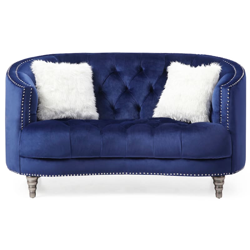 Dania Velvet Loveseat