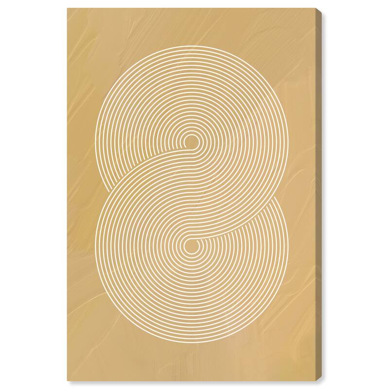 Wynwood Studio Canvas Abstract Printing Cylinders Brown and Beige Modern & Contemporary Wall Art Canvas Print - 30 x 20