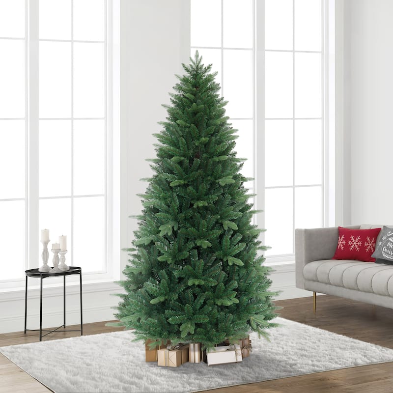 Puleo International 6.5 ft. Oregon Spruce Artificial Christmas Tree - 6.5 Foot - Green