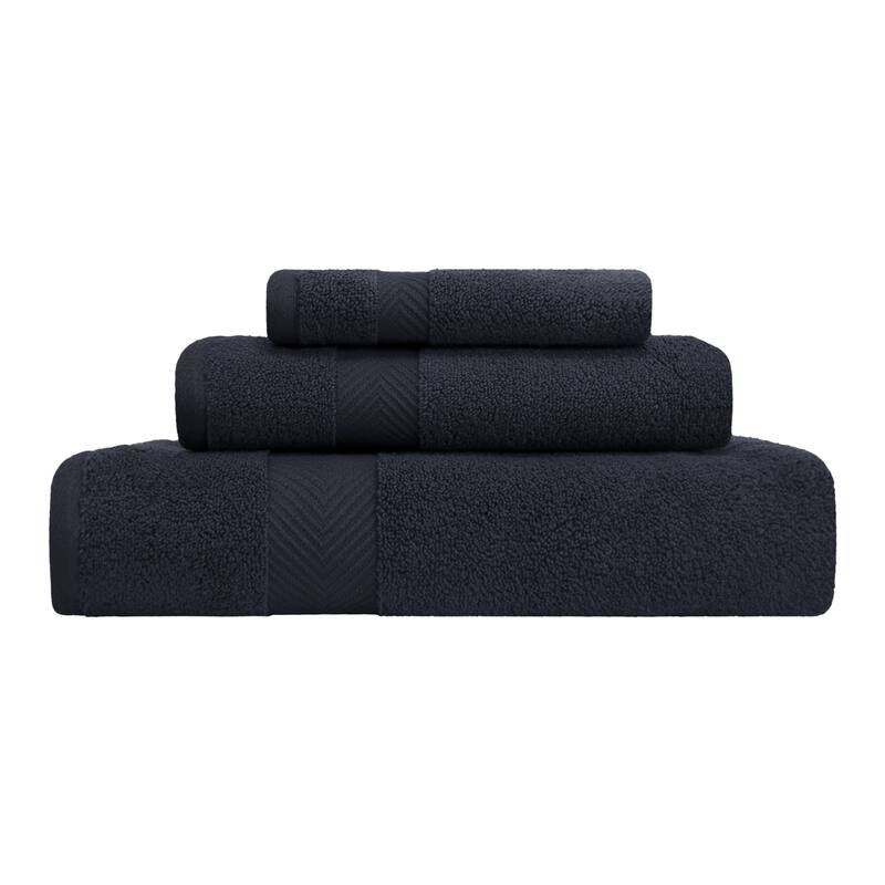 Superior Soft & Absorbent Zero Twist Cotton 3-piece Towel Set