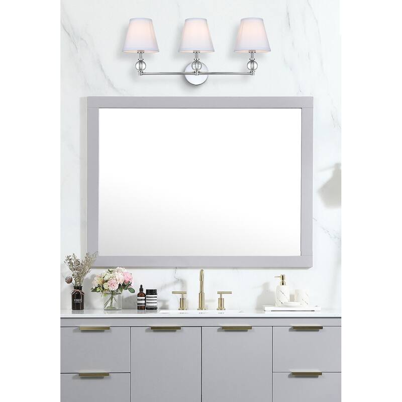 Elegant Lighting LD7023W24 Bethany 3 Light 27" Wide Vanity Light