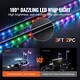 preview thumbnail 3 of 8, Whip Light, APP & RF Remote Control Led Whip Light, Waterproof RGB Chasing Lighted Whips with 4 Flags, for UTVs, ATVs