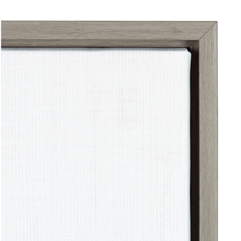 Kate and Laurel Sylvie Bangs Framed Canvas by Amy Peterson