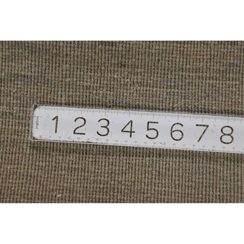 Gabbeh Modern Area Rug Hand-Knotted Wool Carpet - 4'9" x 6'7"