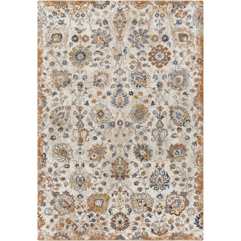 Keira Updated Traditional Medallion Area Rug