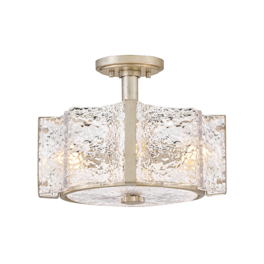 Fredrick Ramond FR41601 Florian 4 Light 15" Wide Semi-flush Ceiling