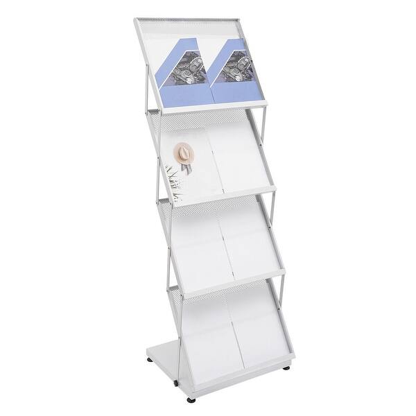 Foldable Magazine Rack Brochure Display Stand - Bed Bath & Beyond ...