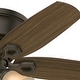 preview thumbnail 6 of 17, Hunter 42" Builder Low Profile Ceiling Fan with 3-Light LED Light Kit and Pull Chain