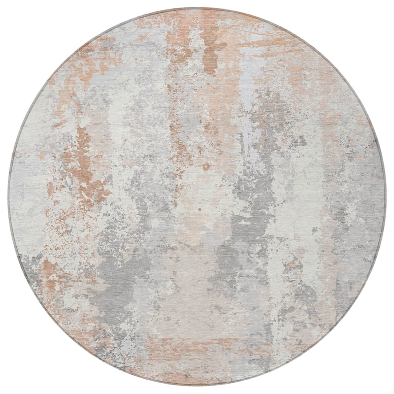 HomeRoots Abstract Transitional Rectangle Outdoor Rug