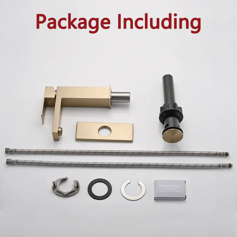 Topcraft Single Handle Bathroom Faucet with Pop-Up Drainer