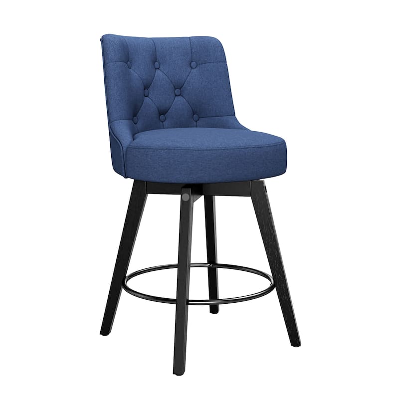 LUE BONA 26" Counter Height Bar Stools Swivel Bar stool for Kitchen Island - 26" H