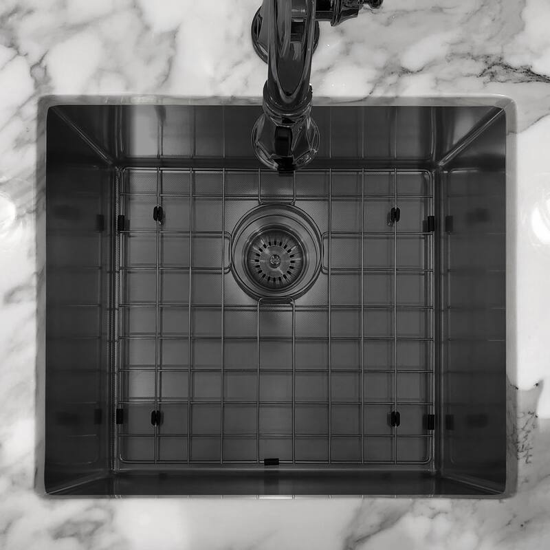 Whitehaus Noah Plus 17-3/4" Single Basin Kitchen Sink for Undermount