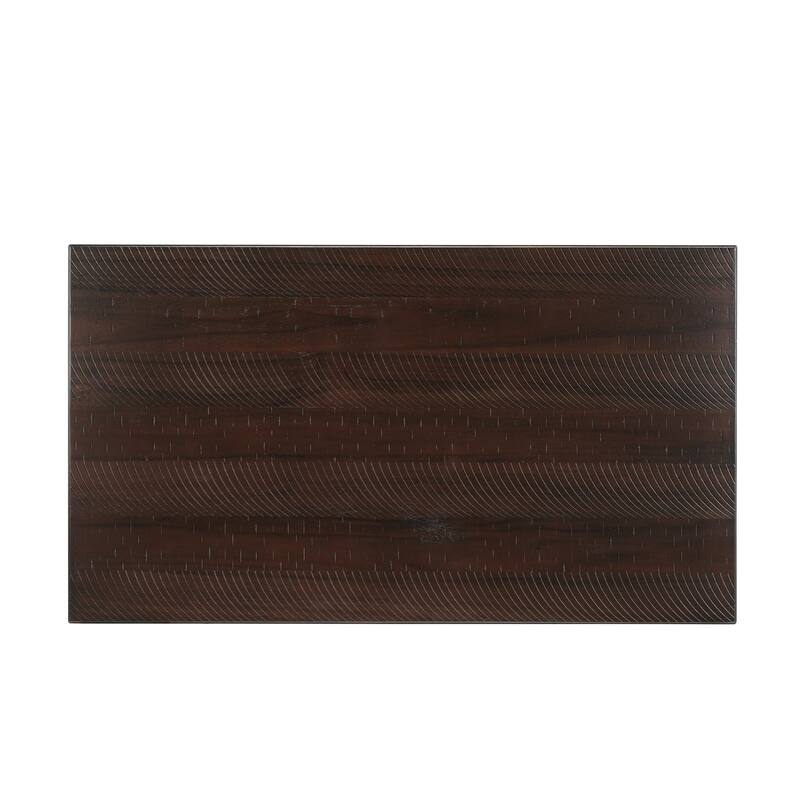 Wooden Sofa Side Table End Table, Coffee Table with Storage Drawer, Cocktail Table with Solid Gourd-Shaped Legs