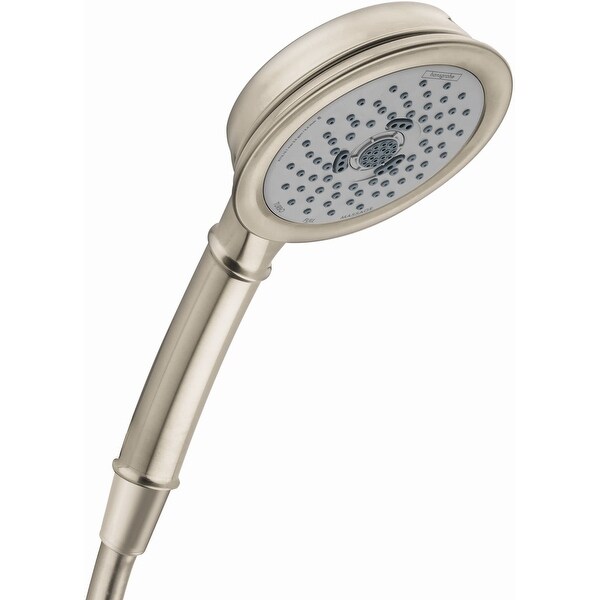 Hansgrohe 04753 Croma Multi Function Hand Shower with 3 Spray Settings Less Hose