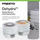 preview thumbnail 2 of 6, Presto Dehydro 6-Tray Digital Electric Food Dehydrator for Fruits & Vegetables - 15.5