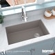 preview thumbnail 63 of 65, Karran Undermount Quartz 32 in. Single Bowl Kitchen Sink Kit