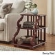 preview thumbnail 14 of 19, Lorraine Wood Scroll End Table by iNSPIRE Q Classic