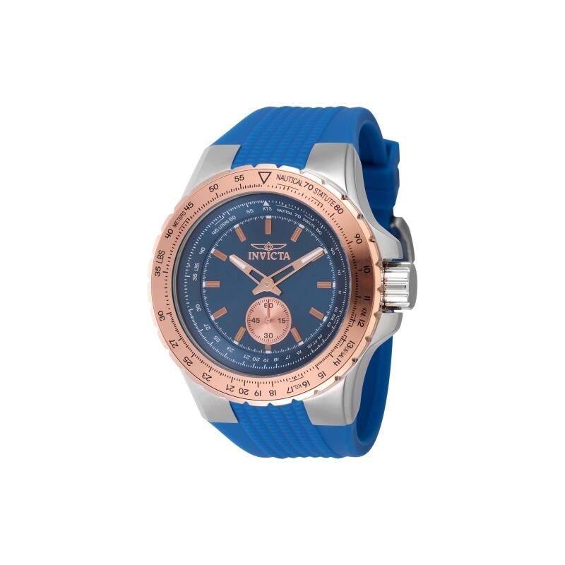 Invicta Men's 49309 Aviator Quartz Multifunction Blue Dial Watch