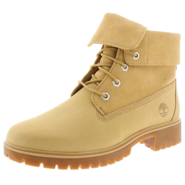 timberland heeled combat boots