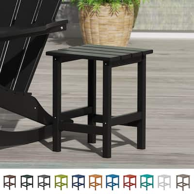 Laguna Poly Eco-Friendly Outdoor Patio Square Side Table