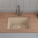 preview thumbnail 2 of 6, Lexicon Undermount Quartz 23 Inch Single Bowl Kitchen Sink Kit