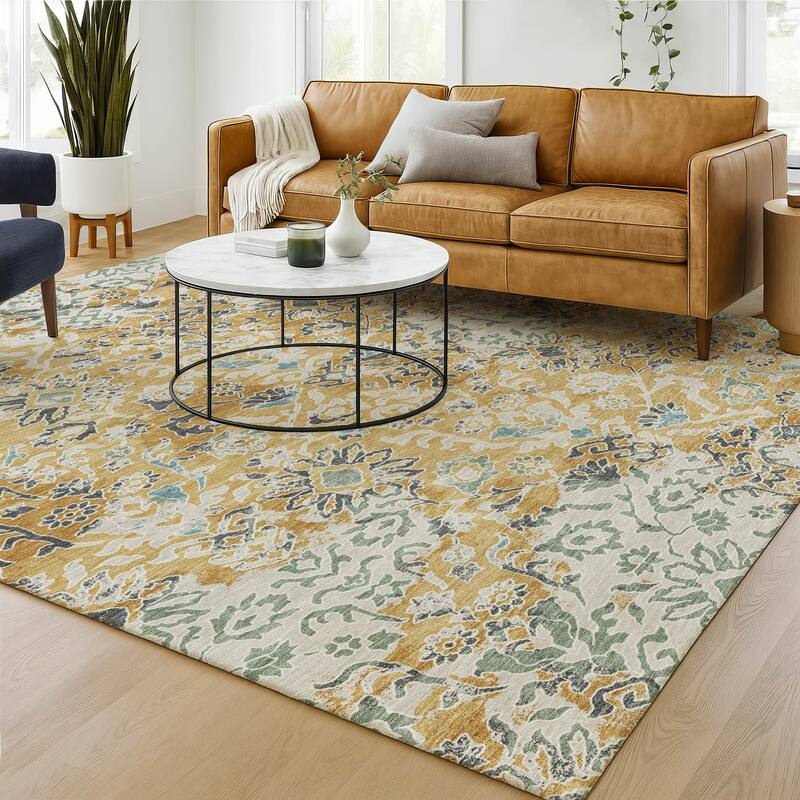 Machine Washable Indoor/ Outdoor Global Avon Chantille Rug