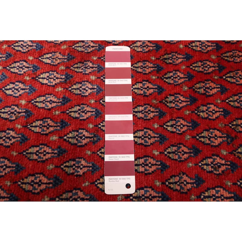 ECARPETGALLERY Hand-knotted Andelz Red Wool Rug - 6'3 x 9'9