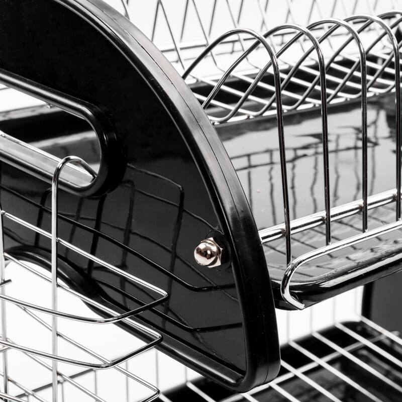 Multifunctional Dual Layers Bowls Collection Shelf Dish Drainer