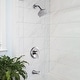 preview thumbnail 22 of 30, WOWOW Single Handle 5-Spray Round Shower Faucet with Tub Spout