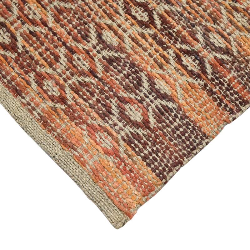 Sasha Sinae All-Natural Jute & Rayon Flatweave Area Rug