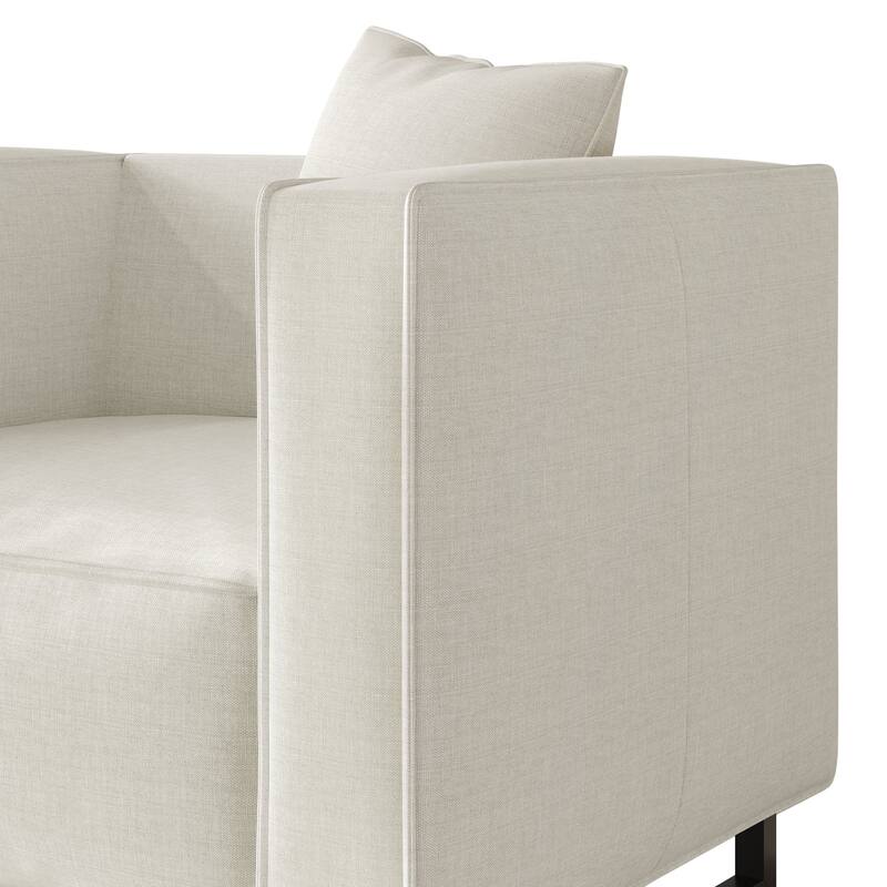 CraftPorch Mid Century Modern 3- Pieces Upholstered Living Room Set