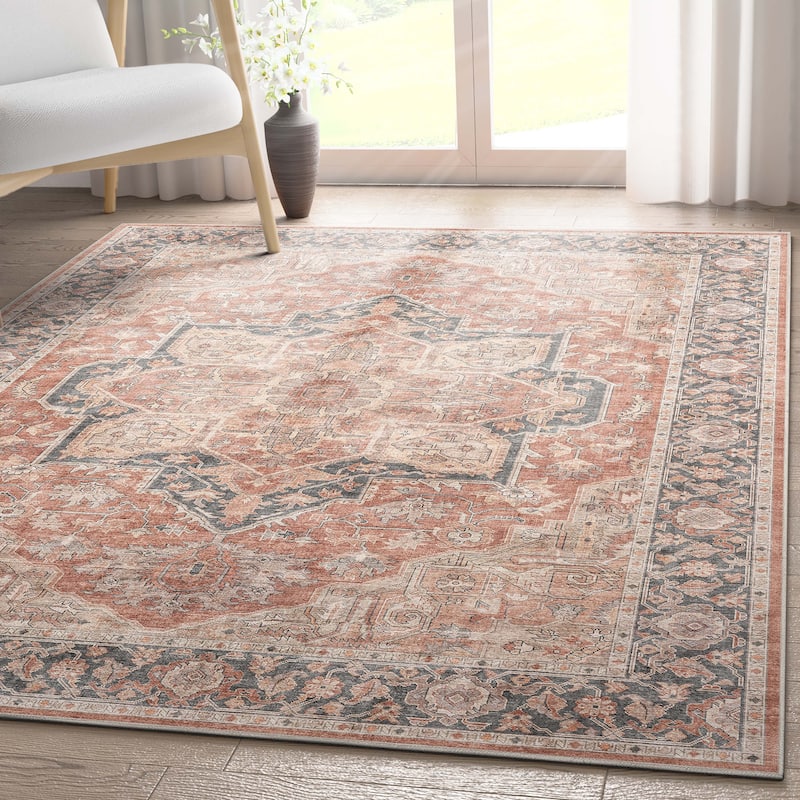 Well Woven Apollo Bolona Persian Oriental Machine Washable Area Rug