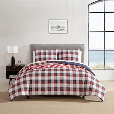 Nautica Rosedale Reversible Red 8 Piece Bonus Bed Set
