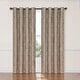 preview thumbnail 1 of 6, Eclipse Nadya Grommet Blackout Window Curtain Panel 63 Inches - Linen