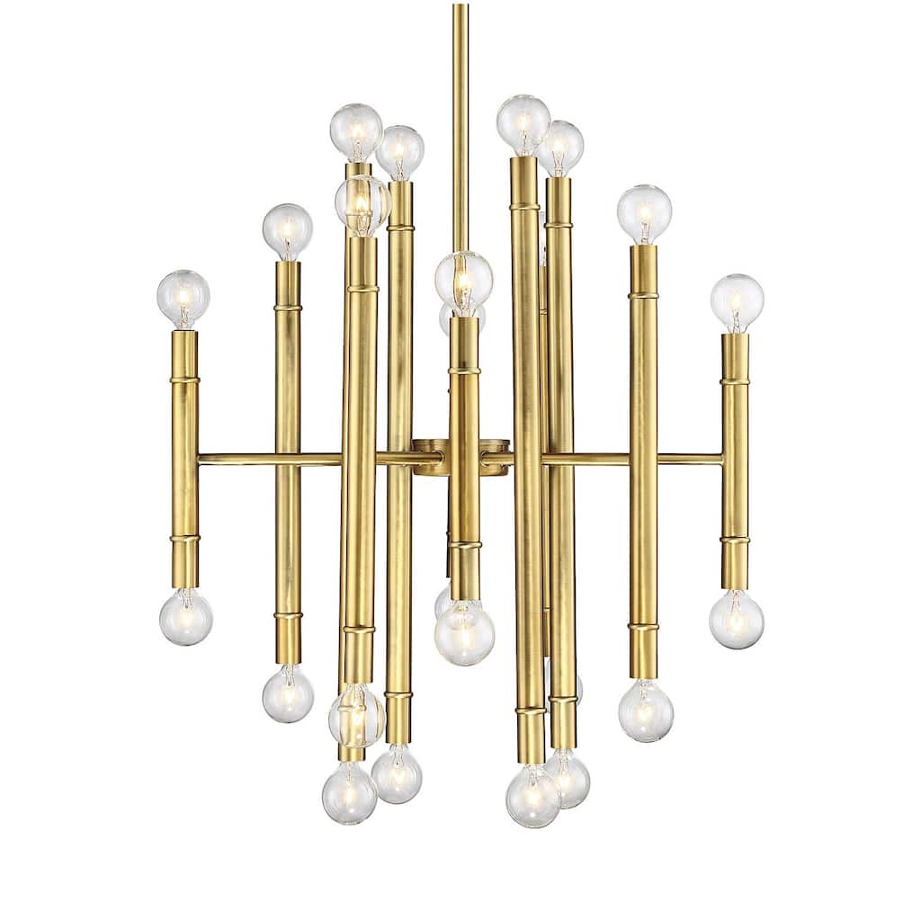 Meridian M10040 24 Light 22" Wide Chandelier