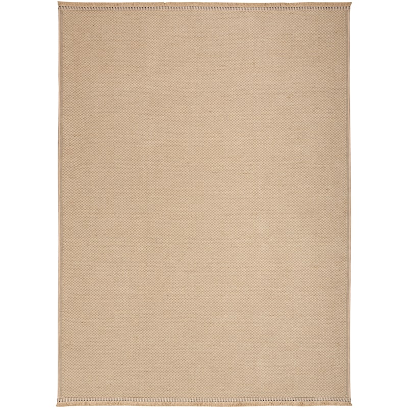 Nourison Washable Indoor Geometric Jute Area Rug - 5' 3" x 7' 3" - Natural - Rectangle