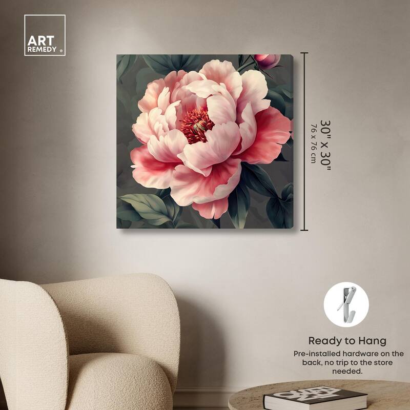 Opal Bloom II Canvas by Art Remedy, Gallery Wrapped