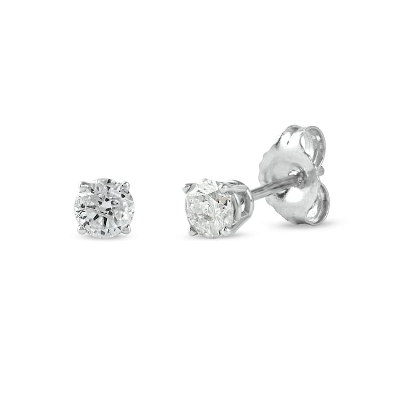 14k Gold 1/4ct TDW Diamond Solitaire Stud Earrings for Women
