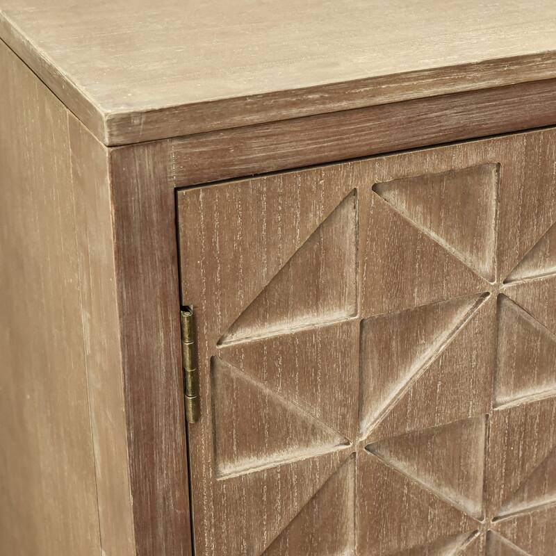 Make old styles 30" Wood 2-door Accent Cabinet in Natural