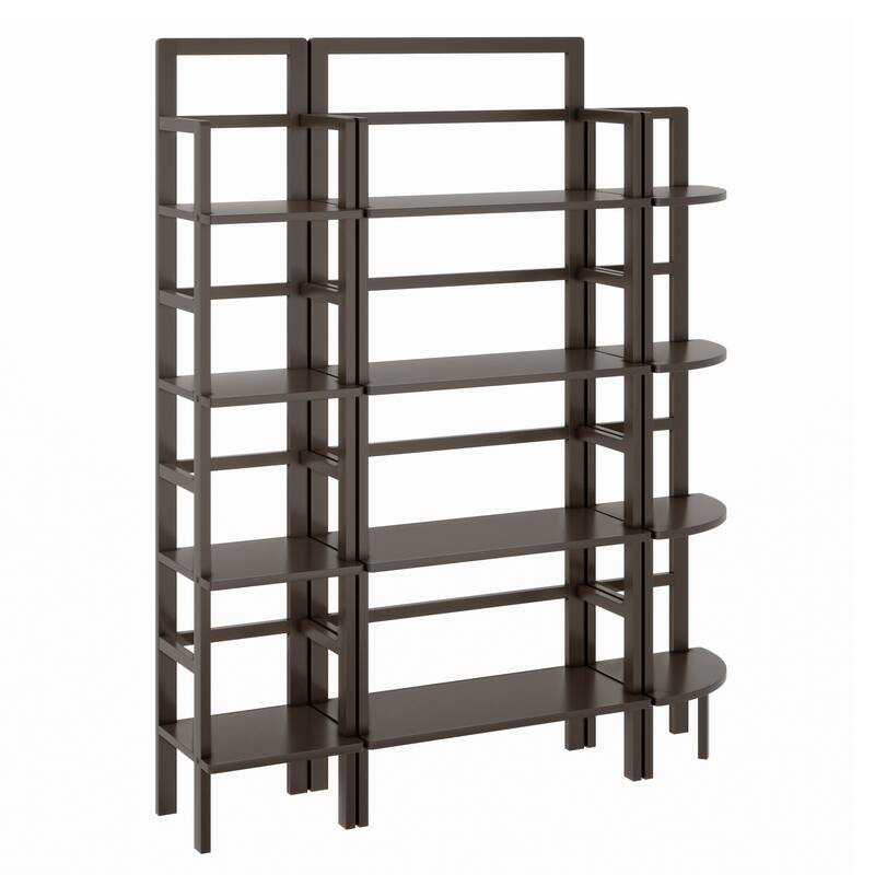 3-Piece Wooden Baker's Rack Set - 70.75" - Brown